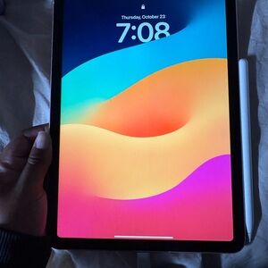 Black Tablet with Stylus